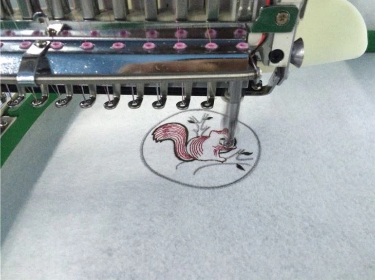 Hot Selling 1 Head 12 Needles 360*510 Mm Computerized Embroidery Machine