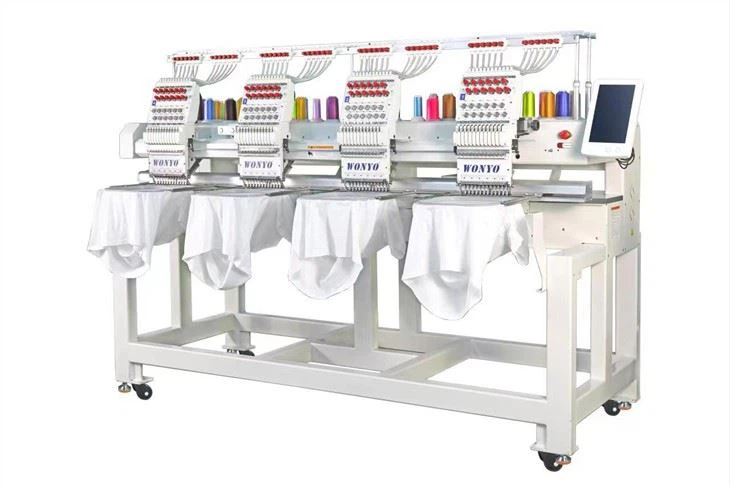 China Good Sells 4 Heads12 Needles Apparel Computerized Embroidery Machine Sale