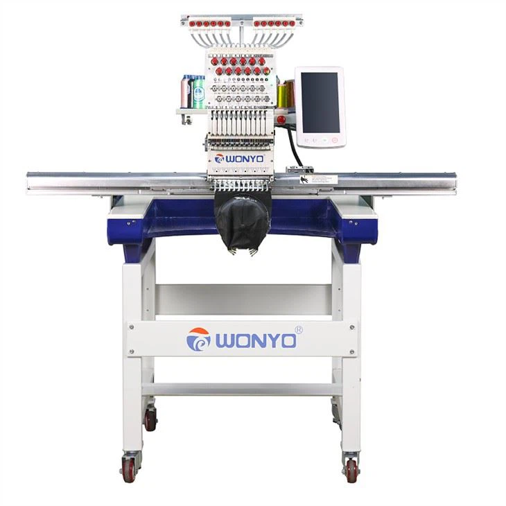 Single Head Computer Apparel Embroidery Machine Price For Sale